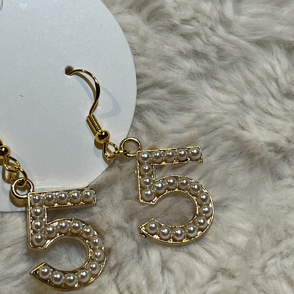 Pearl Five Handcrafted 925 Earrings - Picture 2 of 2
